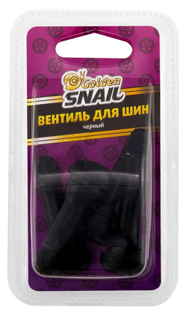 

Вентиль для шин Golden Snail черный, 4 шт
