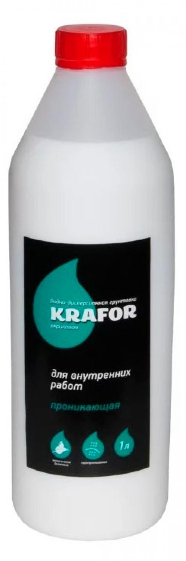 

Грунтовка Krafor для внутренних работ, 1 л