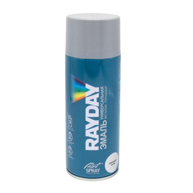 Краска RAYDAY PM-0002 акриловая металлик аэрозольная серебро 520 мл 181₽