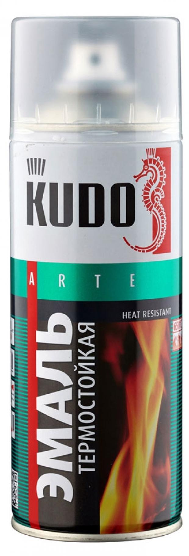 

Эмаль KUDO термостойкая белая, 520 мл