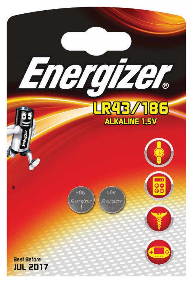 

Батарейка Energizer Alkaline LR43, 2 шт