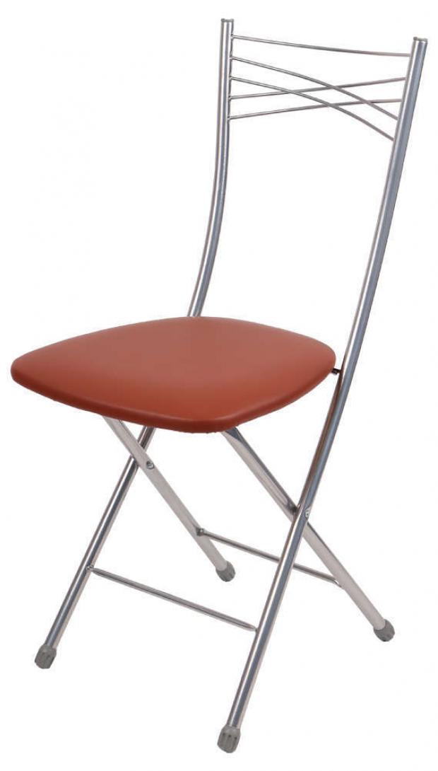 Стул складной коричневый 1524₽