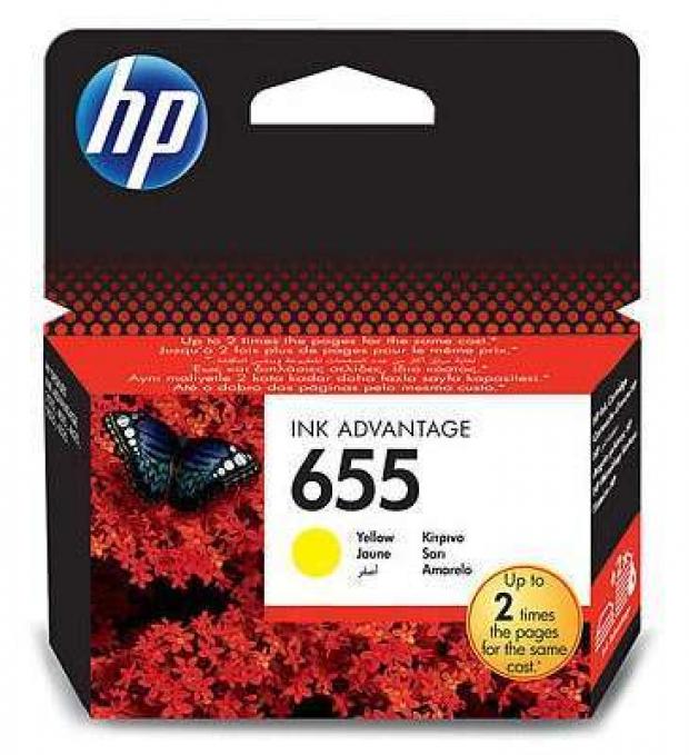 

Картридж струйный HP 655 CZ112AE желтый