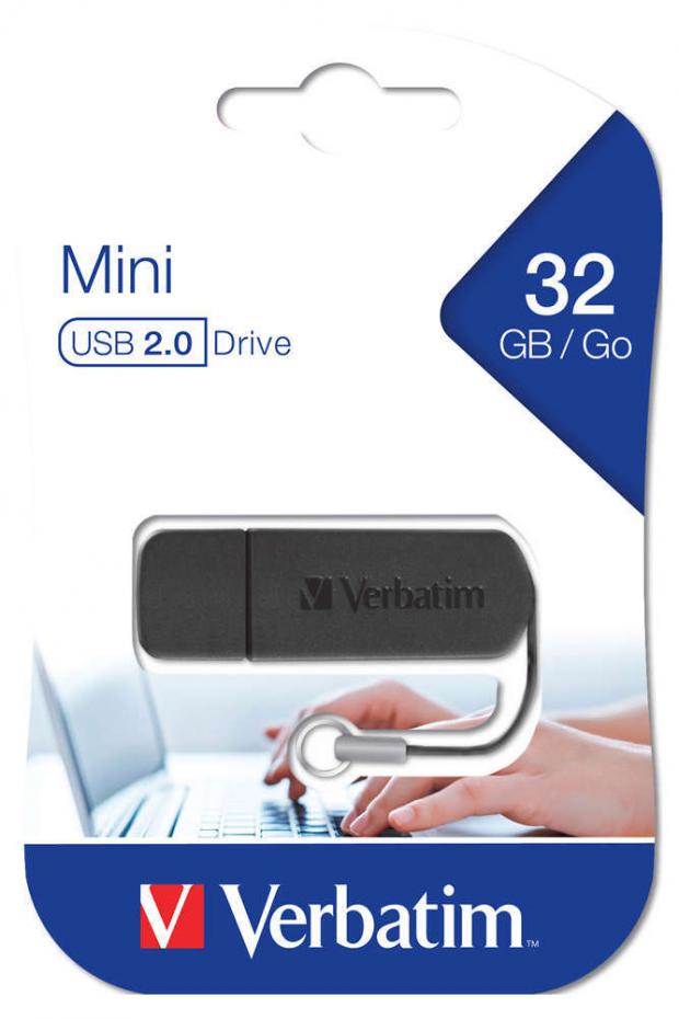 

USB-накопитель Verbatim Mini USB 2,0 32 Гб черный