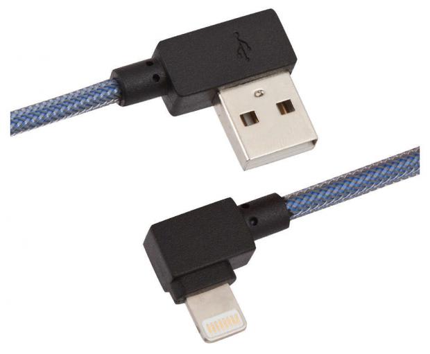 

USB кабель Liberty Project для Apple 8 pin Г-коннектор синий