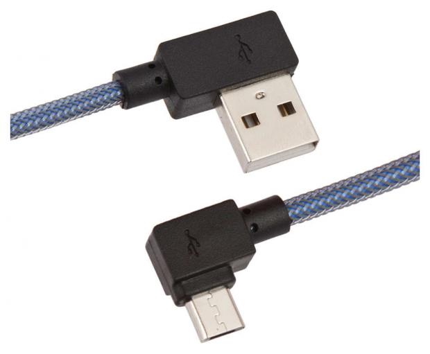 

USB кабель Liberty Project Micro USB Г-коннектор синий