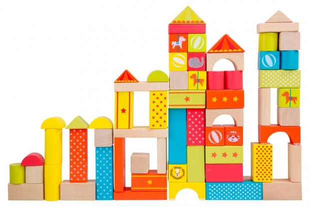 

Конструктор ONE TWO FUN деревянный