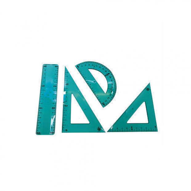 Набор чертежный АШАН 4 предмета 100₽