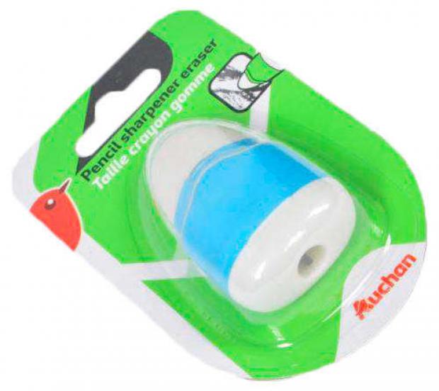 Точилка АШАН с ластиком 48₽