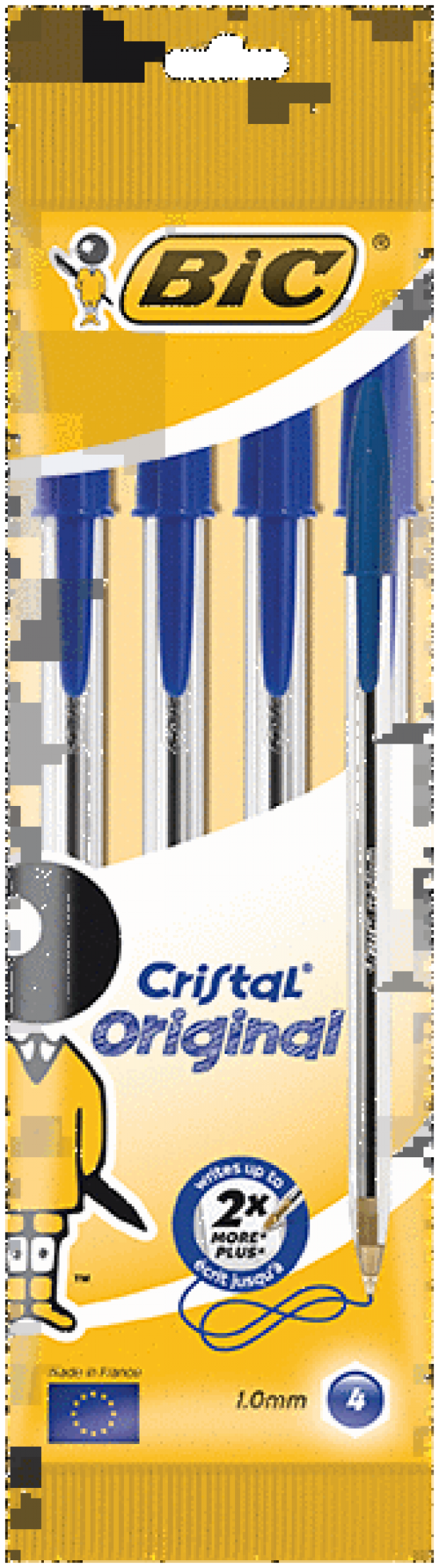 Набор шариковых ручек Bic Cristal 04 мм 4 шт 112₽