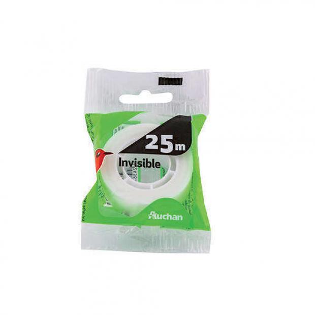 Лента клейкая АШАН матовая 25 м 62₽