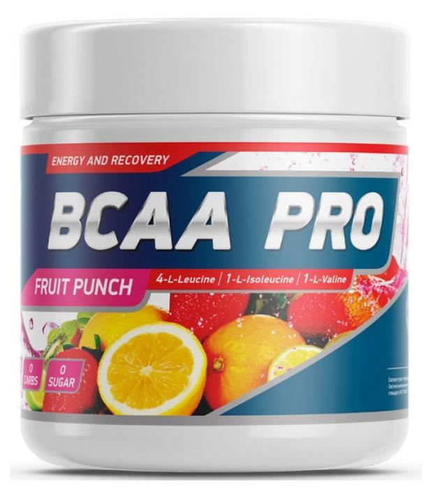 Комплекс аминокислотный Geneticlab BCAA PRO Фруктовый пунш 250 г 701₽