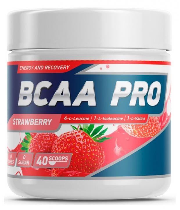 Комплекс аминокислотный Geneticlab BCAA PRO Клубника, 250 г