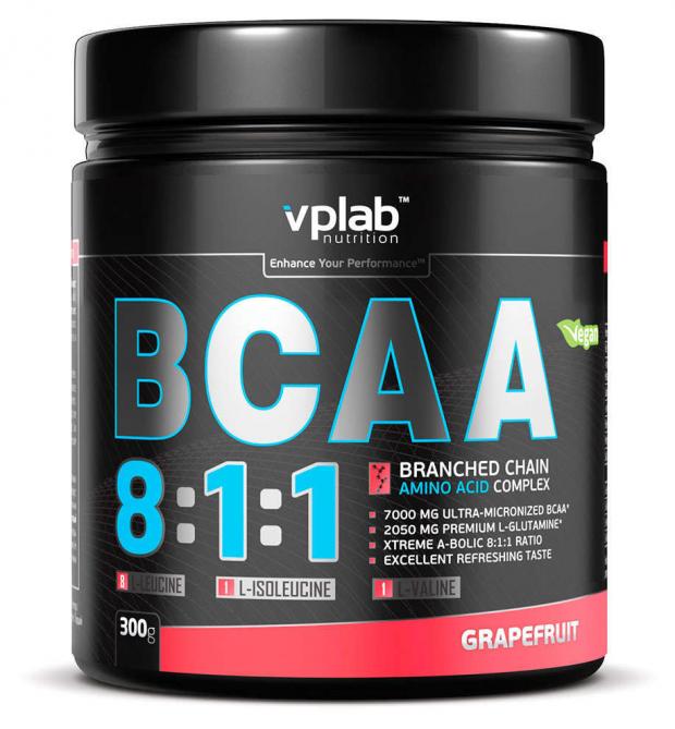 

Комплекс аминокислотный VPlab BCAA 8:1:1 грейпфрут, 300 г