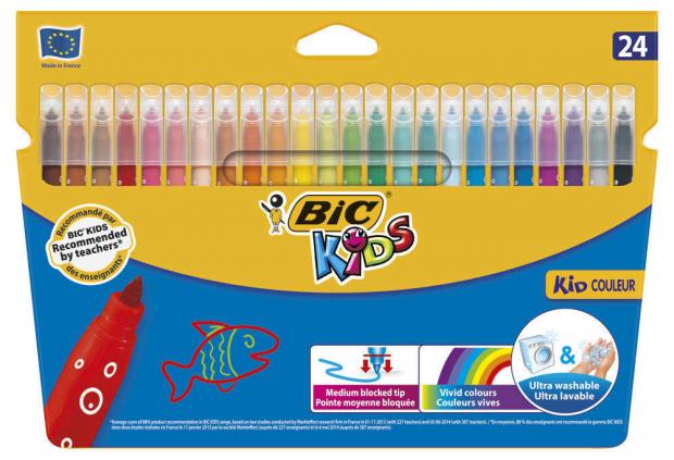 Фломастеры Bic Kids Kid Couleur 24 цвета 530₽