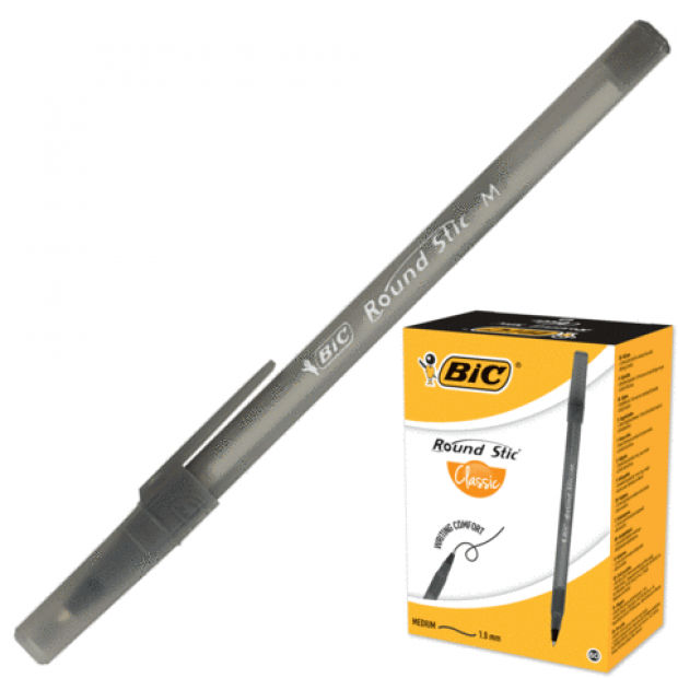 

Ручка шариковая Bic Round Stic Classic чёрная, 0,32 мм