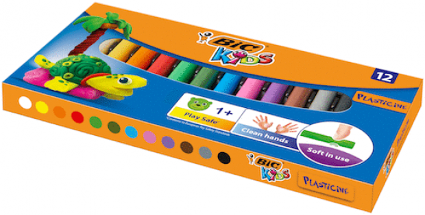 

Пластилин Bic Kids, 12 цветов