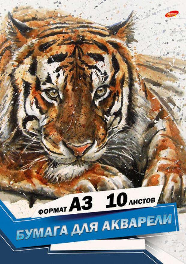 Бумага для акварели Academy Style А3 10 л 80₽