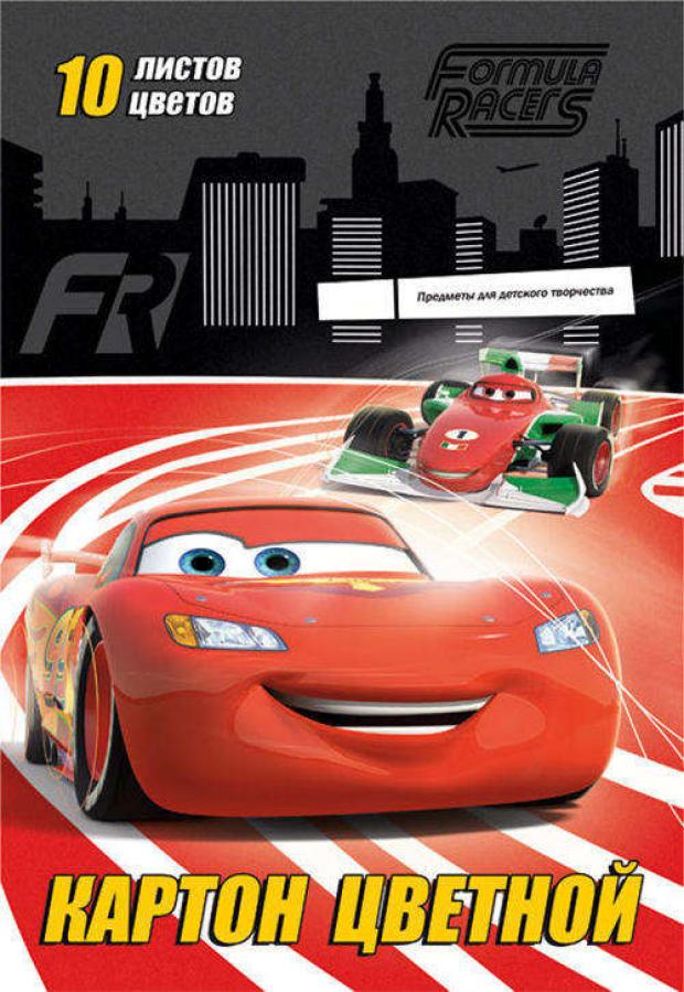 Картон цветной А4 10 цветов 40₽
