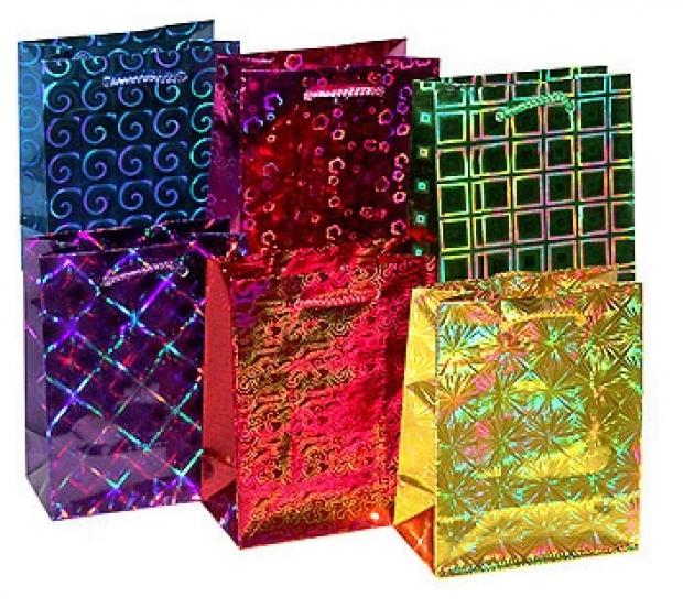 Пакет голографический Grand Gift 04 14х11х6 см 13₽