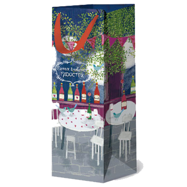 Пакет подарочный Лакарт Дизайн 36х12х85 см 103₽