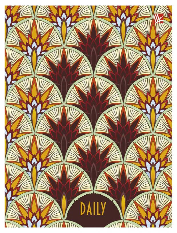 Ежедневник недатированный Listoff тиснение фольгой А6 112 л 130₽