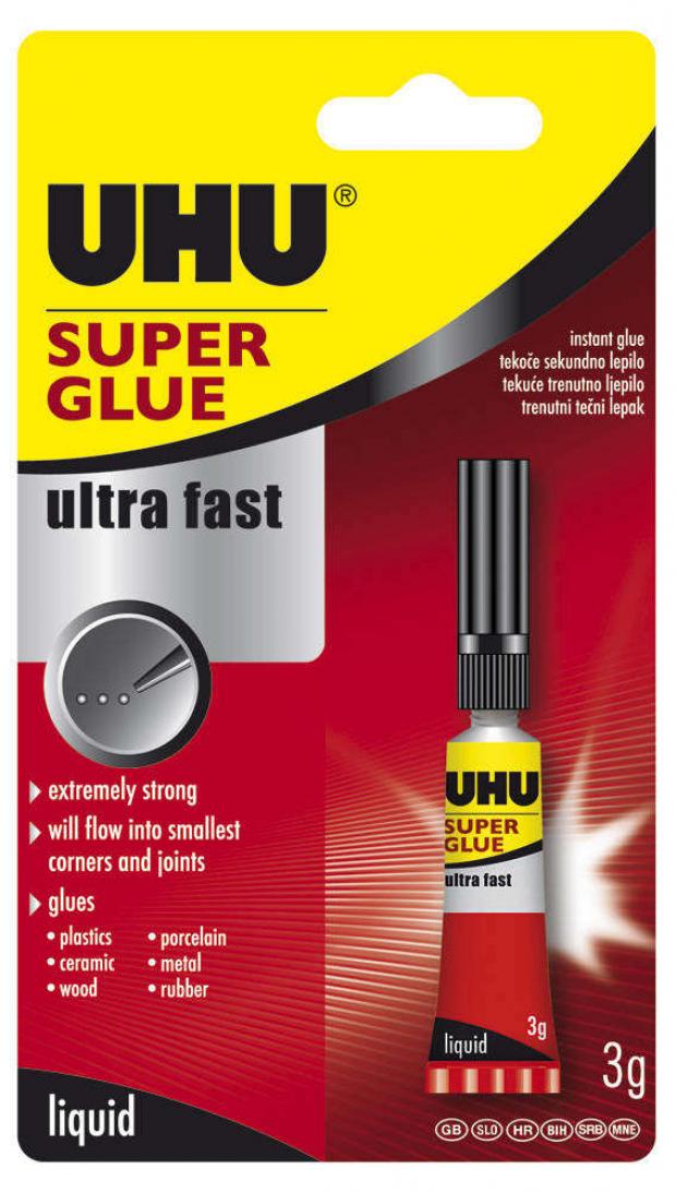 

Клей универсальный секундный UHU Super Glue, 3 г