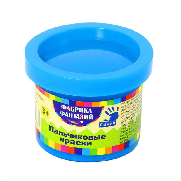 Краски пальчиковые Фабрика Фантазий 50 мл синие 36₽