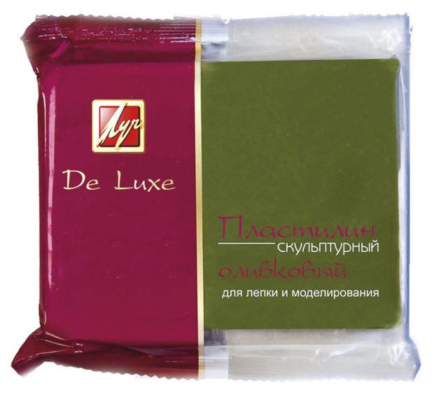 Пластилин скульптурный Луч Люкс оливковый 300 г 76₽