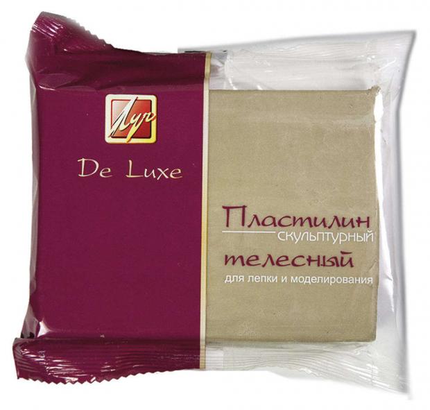 Пластилин скульптурный Луч Люкс телесный 300 г 76₽