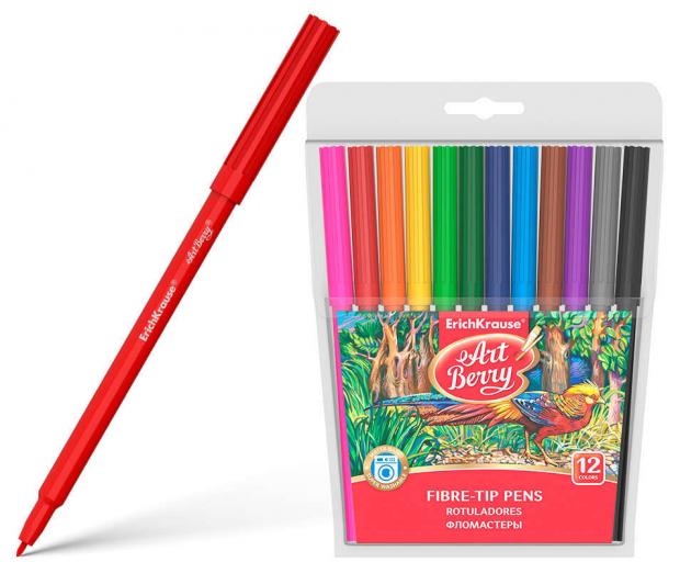 Фломастеры Erich Krause 12 цветов 155₽