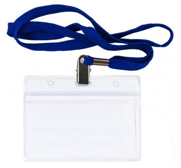 Бейдж горизонтальный Апплика на шнурке 76₽