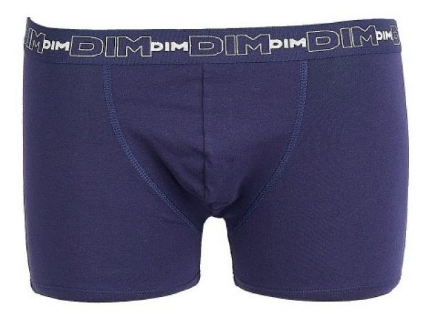 

Трусы-боксеры мужские DIM BASIC синие, размер L