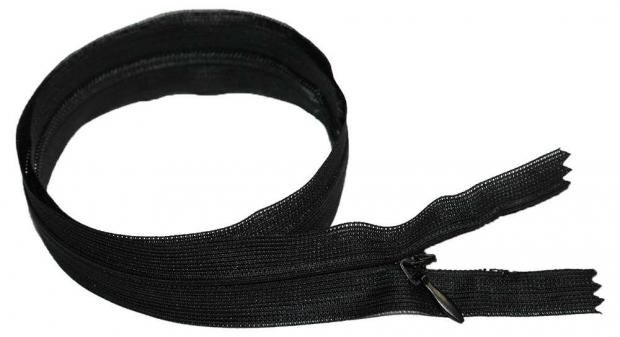 Молния потайная Дамское счастье черная 50 см 30₽