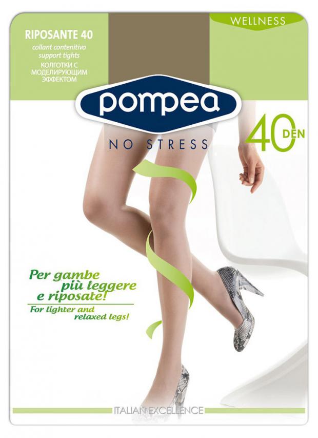 

Колготки Pompea RIPROSANTE 40 cammello, размер 2
