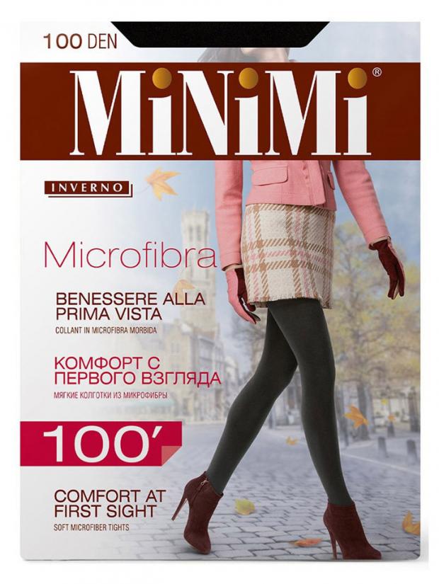 

Колготки MiNiMi MICROFIBRA 100 nero, размер 4