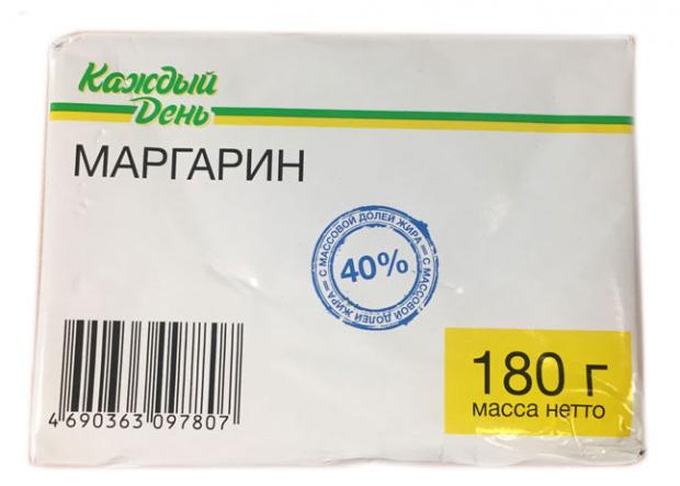 

Маргарин «Каждый День» 40%, 180 г