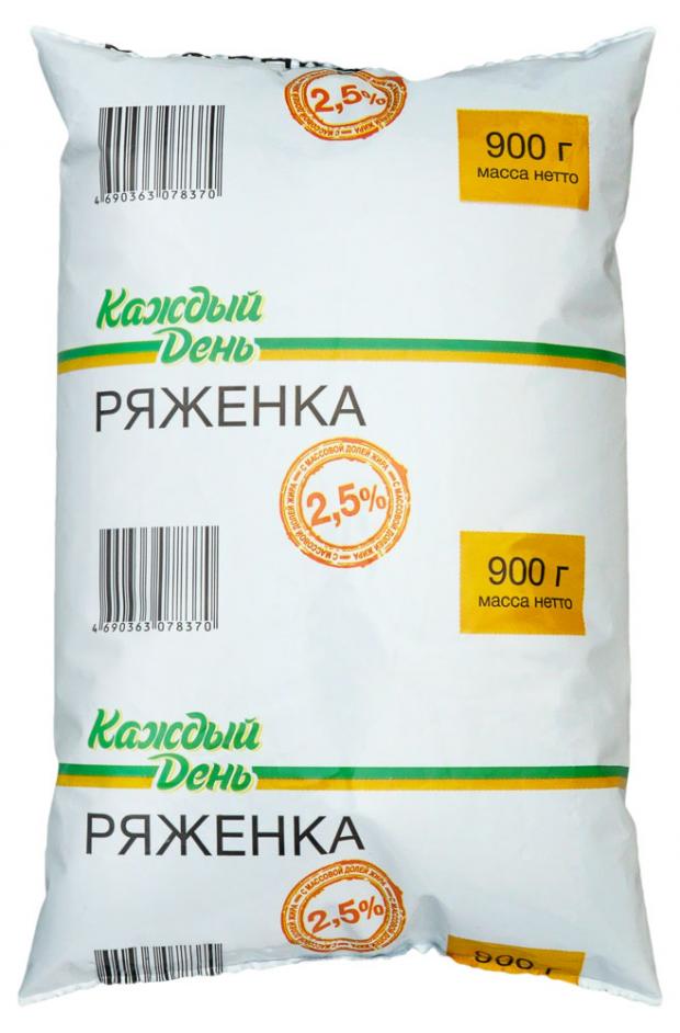 

Ряженка «Каждый День» 2,5%, 900 г