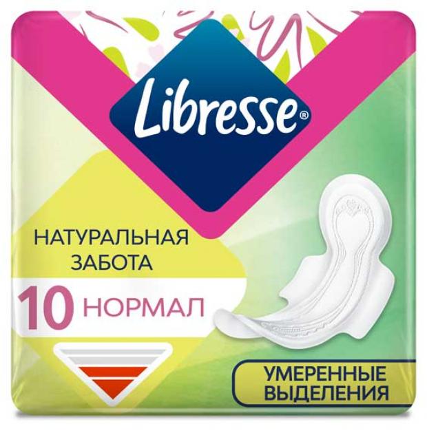 

Прокладки гигиенические Libresse Natural Care Ultra Normal, 10 шт.