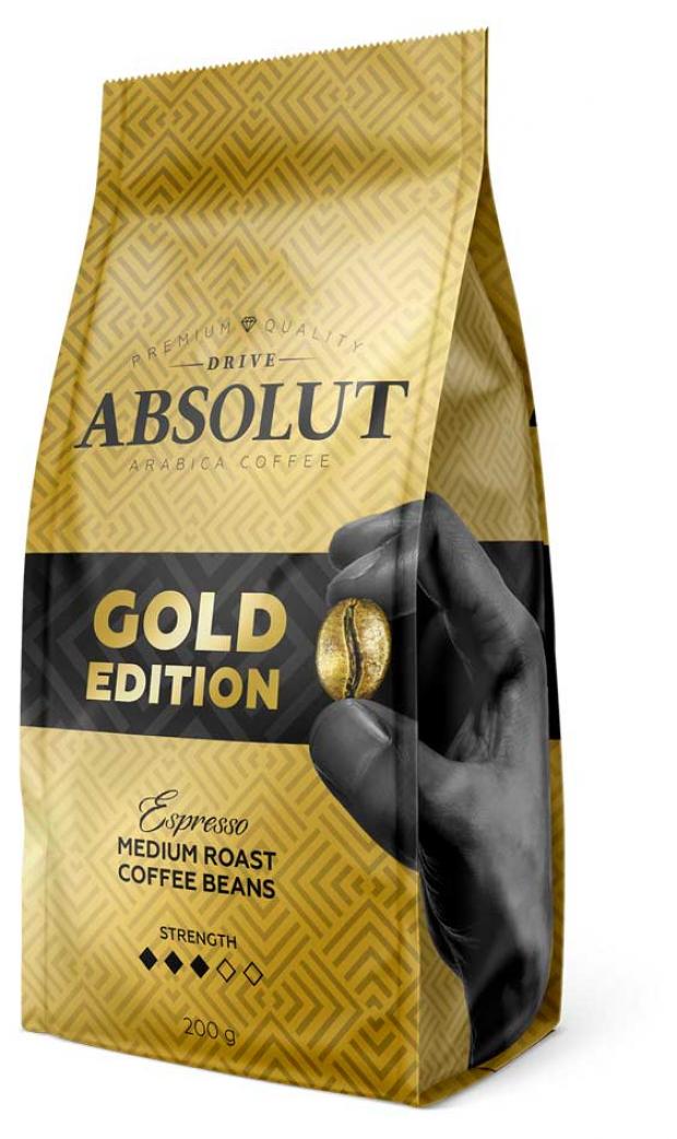 

Кофе в зернах Absolut Drive Gold Edition, 200 г