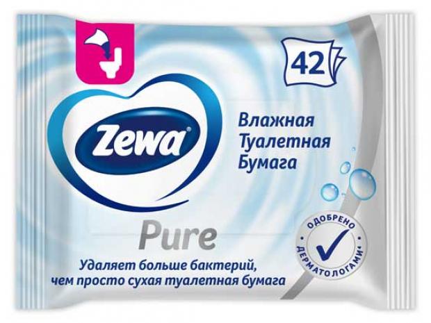 

Влажная туалетная бумага Zewa без аромата, 42 шт