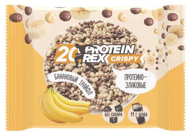Хлебцы протеиновые Protein Rex Crispy Банановый трайфл 55 г 75₽