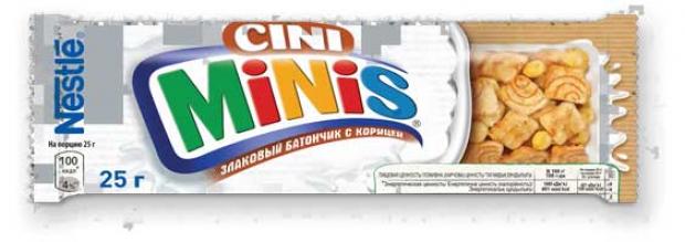 

Батончик злаковый Cini Minis с корицей, 25 г