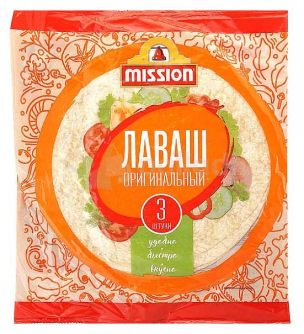 Лаваш пшеничный Mission Оригинальный 3 шт 270 г 67₽