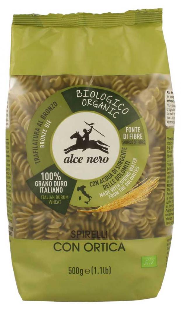 Макаронные изделия Alce Nero спиральки с крапивой БИО 500 г 260₽