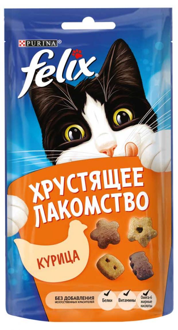 

Лакомство для кошек Felix с курицей, 60 г