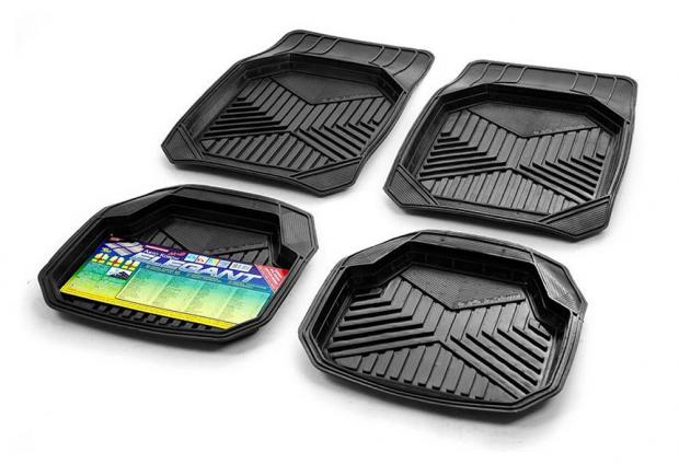 Набор автомобильных ковриков резиновый 4 шт 1802₽