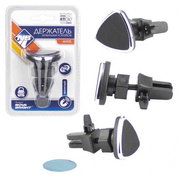 Держатель автомобильный Nova Bright мобильных устройств магнитный 333₽