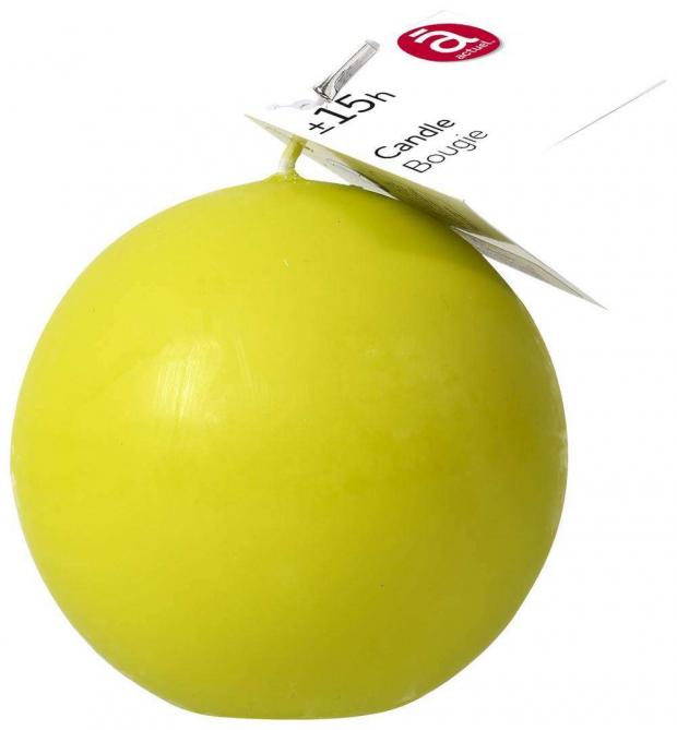 Свеча-шар Actuel салатовая 6 см 106₽