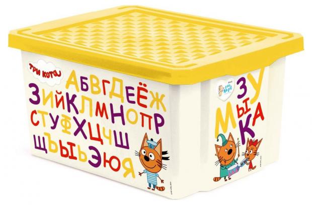 

Ящик детский Little Angel Три кота Обучайка Читай, 17 л